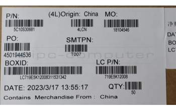 Lenovo 5C10S30681 CABLE Cable L 82WQ TP LJYI