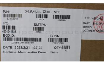 Lenovo 5C10S30711 CABLE Cable L 82XR TP LJYI