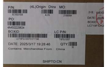 Lenovo 5C10S31005 CABLE Cable L 83DN EDP LUXS 32K