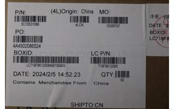 Lenovo 5C10S31096 CABLE Cable L 83AC FPR/B LYJI
