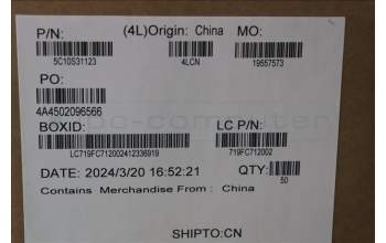 Lenovo 5C10S31123 CABLE Cable L 21N5 IO/B MGE
