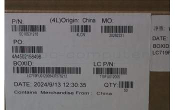 Lenovo 5C10S31218 CABLE CABLE L 83LK TP/B FFC LJYI