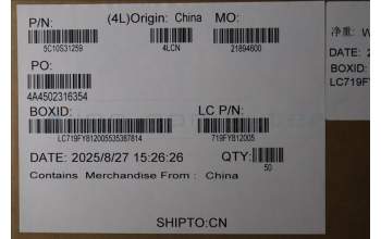 Lenovo 5C10S31259 CABLE Cable L 83K1 EDP MGE