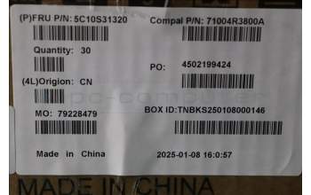 Lenovo 5C10S31320 CABLE MIC board FFC C 83JX