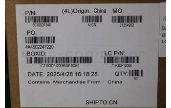 Lenovo 5C10S31346 CABLE Cable L 83M4 LUXSHARE EDP