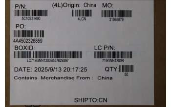 Lenovo 5C10S31490 CABLE CABLE L 83LY CVILUX M/B-TP/B