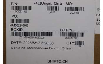 Lenovo 5C10S31500 CABLE Cable L 83LY LJYI M/B-CAMERA OLED