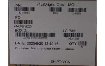 Lenovo 5C10S31573 CABLE CableL83F1 XINTAILI M/B-EDP IROLED