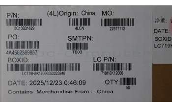 Lenovo 5C10S31629 CABLE CABLE L 83SK EDP CABLE HIGH