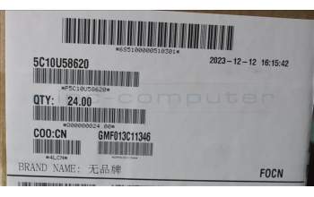 Lenovo 5C10U58620 CABLE Fru, 160mm C2 Switch cable