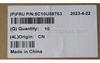 Lenovo 5C10U58763 CABLE Fru,H-CONN SET 7HQ M/B--IO/B_