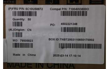 Lenovo 5C10U58872 CABLE Backlight cable (CSOT)