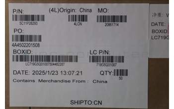 Lenovo 5C11P26293 CABLE FRU CABLE FFC MSF50 8P POWER/B