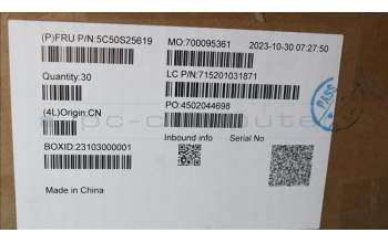 Lenovo 5C50S25619 CARDPOP MIC Board w/Rubber WT 83E1