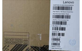 Lenovo 5C50S25780 CARDPOP Mic Board H 83JQ