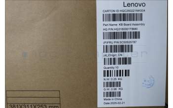 Lenovo 5C50S25787 CARDPOP Mic Board H 83JT
