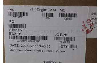 Lenovo 5C51J62792 CARDPOP FRU PCBA IO/B NSF861 LE620 FP VP