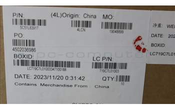 Lenovo 5C51L83917 CARDPOP Mars2.0 AMD LAN Board Non FPR