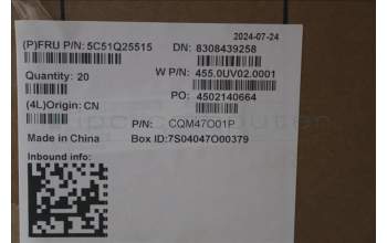 Lenovo 5C51Q25515 CARDPOP SUBCARD,WLAN,Hannstar