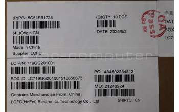 Lenovo 5C51R91723 CARDPOP PCBA IO/B NSG692 ME470 FP vPro