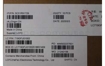 Lenovo 5C51R91729 CARDPOP PCBA IO/B NSG691 ME630 FP VPRO