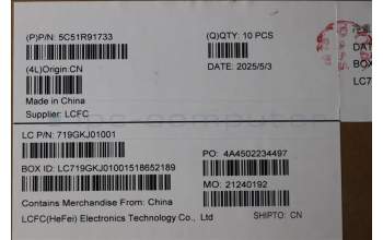 Lenovo 5C51R91733 CARDPOP PCBA IO/B NSG631 ME633 W/FPR