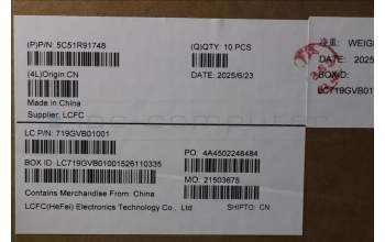 Lenovo 5C51R91748 CARDPOP FRU CARDPOP SMALL/B MTS44 IO PRE