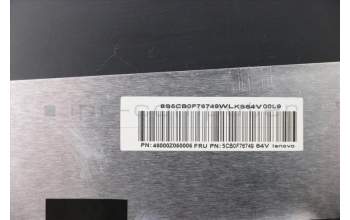 Lenovo 5CB0F76749 COVER LCD Cover W Flex2-15 Black
