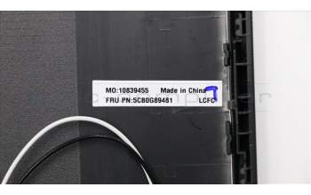 Lenovo 5CB0G89481 COVER LCDCoverBlackLG70-70W/ANT/LCDCB