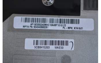 Lenovo 5CB0H15203 COVER Lower Case C Yoga 3-1170 Sliver