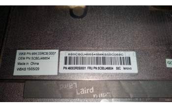 Lenovo 5CB0J46654 COVER Lower Case W Flex3-1435 Red