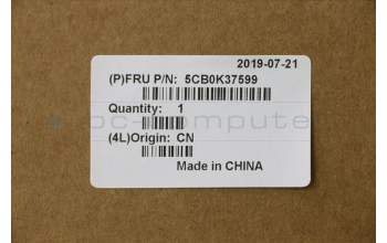 Lenovo 5CB0K37599 COVER Lower Case W 80Q4 Red