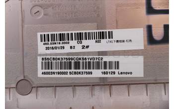 Lenovo 5CB0K37599 COVER Lower Case W 80Q4 Red