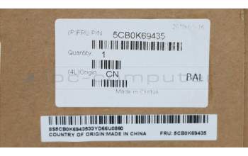 Lenovo 5CB0K69435 COVER LCD Cover 3N red 80R9