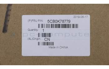 Lenovo 5CB0K78779 COVER LCD CVR L80RJ W/ANT EDP CBL