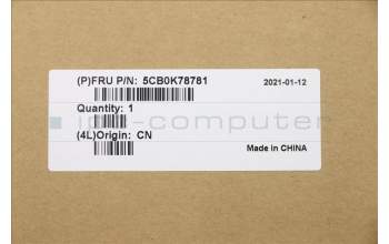 Lenovo 5CB0K78781 BEZEL LCD BEZEL L80RJ BLK TEXTURE