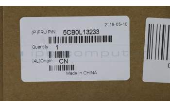Lenovo 5CB0L13233 COVER LCD Cover Q 80SF W/Antenna Black