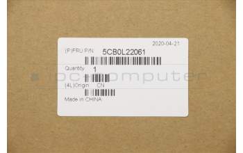 Lenovo 5CB0L22061 COVER LCD Cover L 80Q1