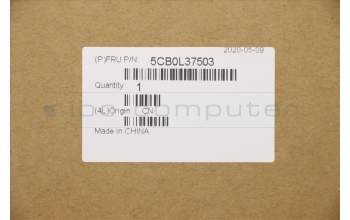 Lenovo 5CB0L37503 COVER LCDCVRL80SRPEARL BLKW/ANT,EDPCABLE