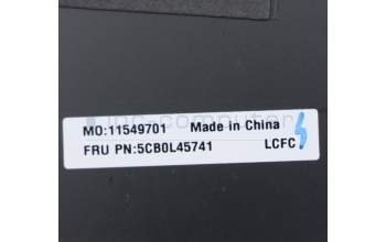 Lenovo 5CB0L45741 COVER LCD Cover L80T6 BK TEX W/ANTE EDP