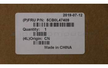 Lenovo 5CB0L47409 COVER LCD Cover C 80TY Black