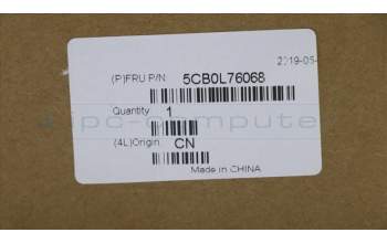 Lenovo 5CB0L76068 COVER Lower case 3N 80UR BLK