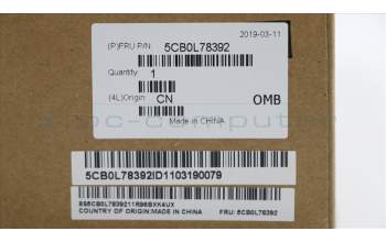 Lenovo 5CB0L78392 COVER UpperCase W80TL W/KB/TP/CableCZSK