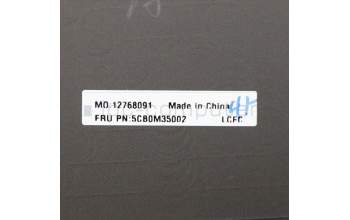 Lenovo 5CB0M35002 COVER Upper Case L 80VF GUNMETAL W/KB ND
