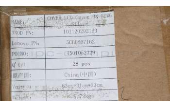 Lenovo 5CB0M67162 COVER LCD Cover 3N 80WG Silver