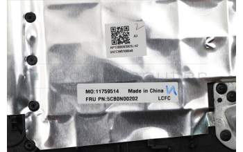 Lenovo 5CB0N00202 COVER Upper Case L 80WK W/KB UKR BL