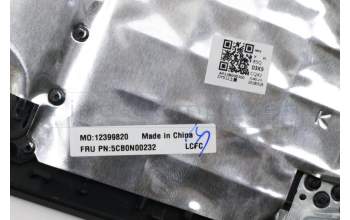 Lenovo 5CB0N00232 COVER Upper Case L 80WK W/KB RU NBL