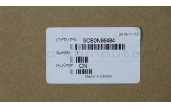 Lenovo 5CB0N86484 COVER UPPERCASEASML80XLIG IMR NORDIC KB