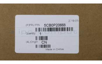 Lenovo 5CB0P20668 COVER Lower Case 3N 81A5 Grey