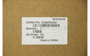 Lenovo 5CB0P23922 COVER Up Case ASM 3N 81A5 W/KB CZLK Grey